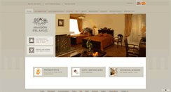 Desktop Screenshot of mansiondelangel.com.ec